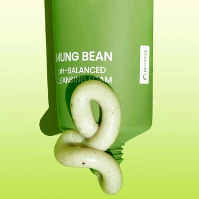 Mung Bean pH-Balanced Cleansing Foam 160ml + 40ml Special Set - Thumbnail 2