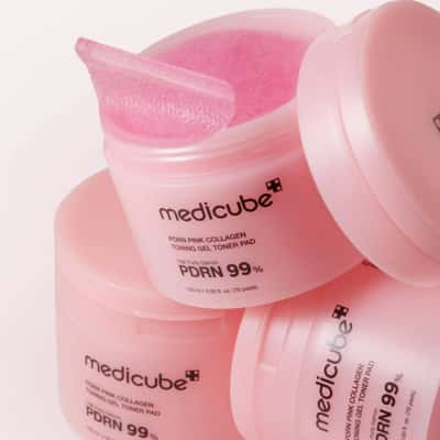 PDRN Pink Collagen Toning Gel Toner Pads 70P - Thumbnail 2