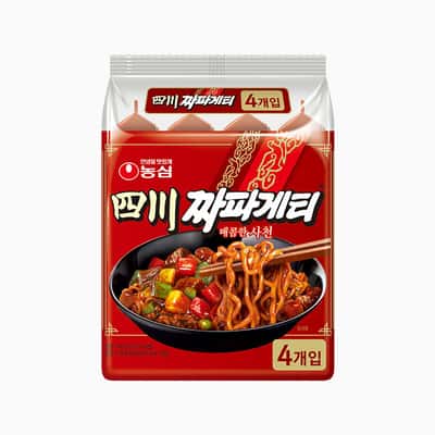 Sacheon Chapagetti 137g x 4 pack - Thumbnail 1