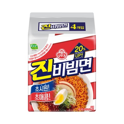 Jin Bibim Ramen 156g x 4 pack