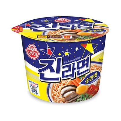 Jin Ramen Mild Cup Noodle 110g