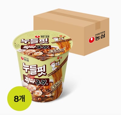 Jjapaguri Noodle Fit Low-Calorie Cup Noodle 41.5g x 8 pack