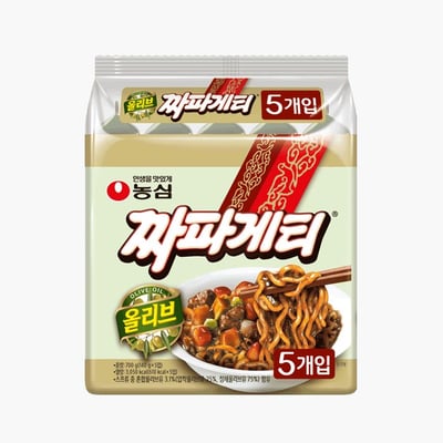 Olive Chapagetti 140g x 5 pack