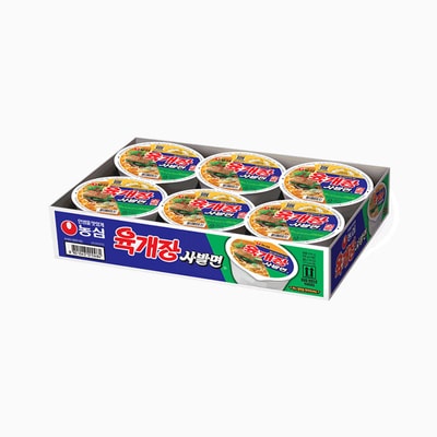 Yukgaejang Sabalmyeon 86g x 6 pack - Image 1