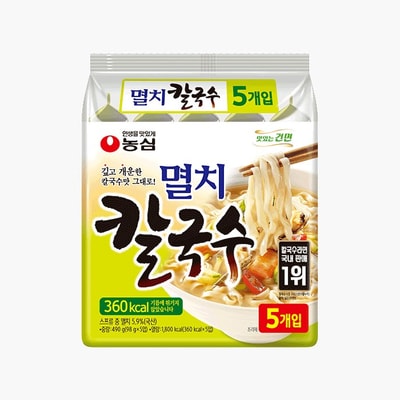 Myeolchi Kalguksu 98g x 5 pack - Image 1