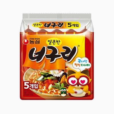 Neoguri Spicy 120g x 5 pack - Image 1
