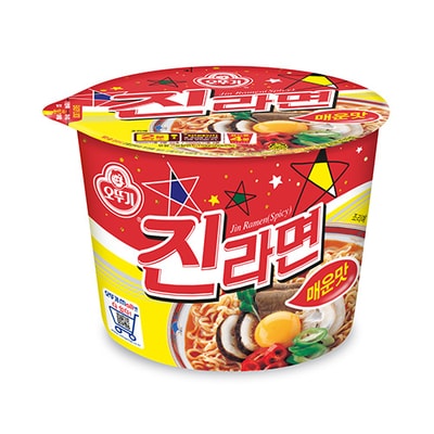 Jin Ramen Spicy Cup Noodle 110g - Image 1